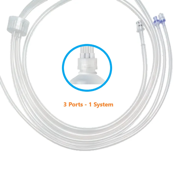 Ecoflush Cap 3-Piece Hybrid Olympus 190 Baxter - Box of 10