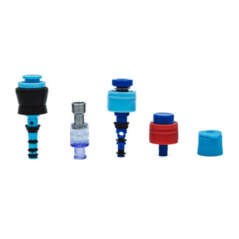 BP 5-Piece Scope Valve Set for Olympus 180/190 (25 Pieces) with Metal AUX Jet Connector