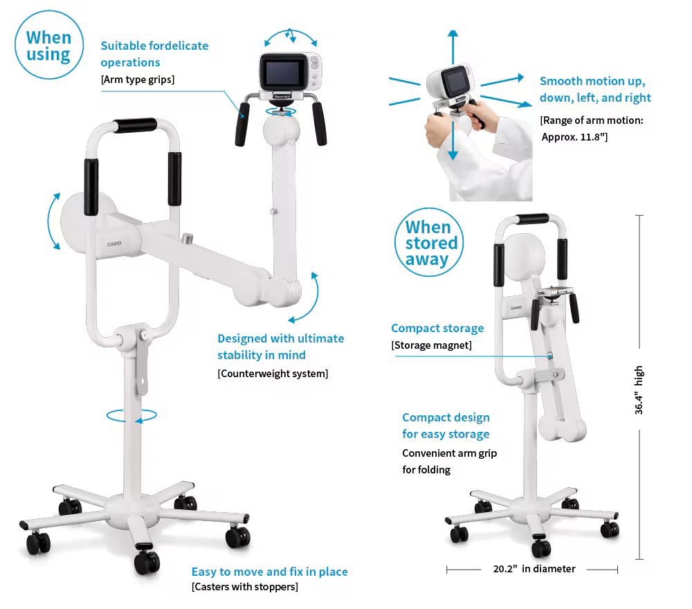 Casio CST-100M Colpocamera Stand for DZ-C100